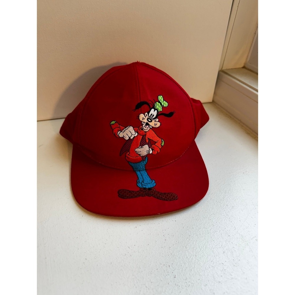 Red Embroidered Character Baseball Cap - Women Accessories